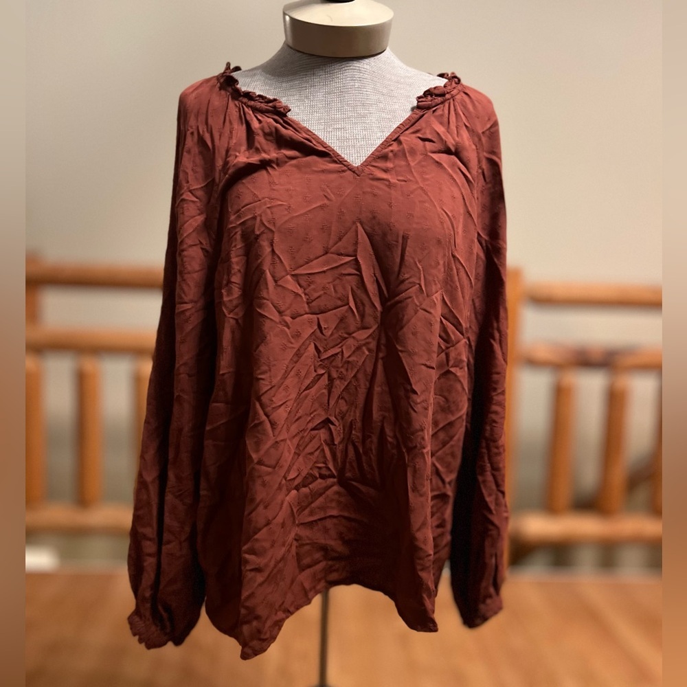 Textured Boho Blouse – Size L